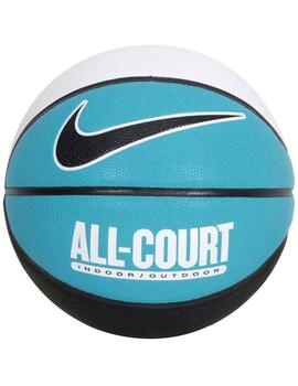 balón baloncesto nike  EVERYDAY ALL COURT 8P, turquesa/blanco/negro