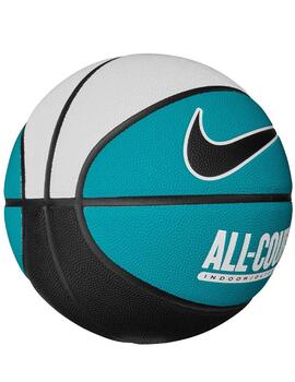 baloón baloncesto nike  EVERYDAY ALL COURT 8P, turquesa/blanco/negro