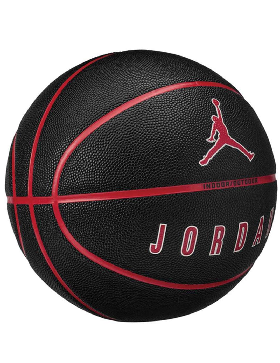 balón de baloncesto JORDAN ULTIMATE 2.0 8P , negro/rojo