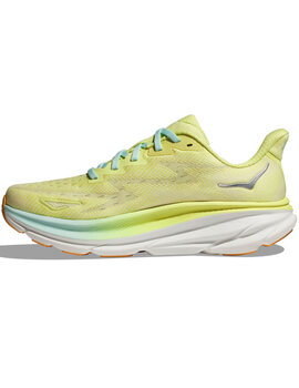 zapatilla running hoka mujer  CLIFTON 9 verde