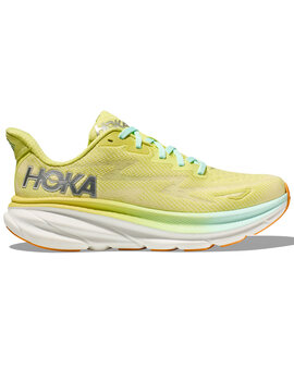 zapatilla running hoka mujer  CLIFTON 9 verde