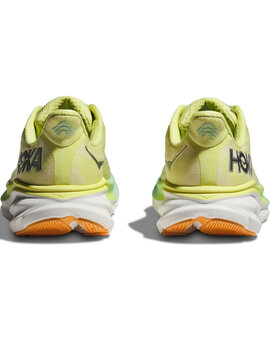 zapatilla running hoka mujer  CLIFTON 9 verde