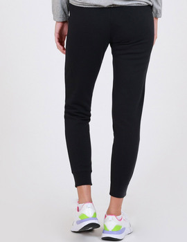 pantalón nike mujer  de algodón con puño, negro