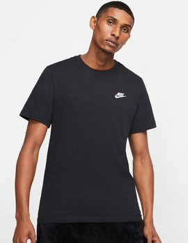 camiseta nike manga corta negro