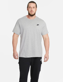 camiseta nike manga corta gris