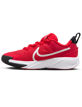 zapatilla nike junior con gomas STAR RUNNER 4 LITTLE KIDS'rojo