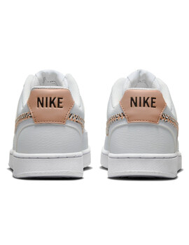 zapatilla nike mujer  COURT VISION LO blanco animal print