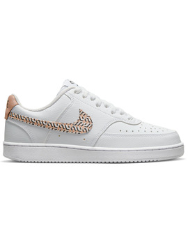 zapatilla nike mujer  COURT VISION LO blanco animal print