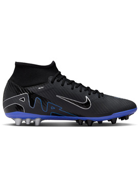 bota de fútbol nike N ZOOM MERCURIAL SUPERFLY 9 ACADEMY, negro/azul