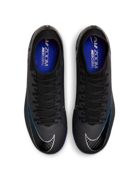 bota de fútbol nike N ZOOM MERCURIAL SUPERFLY 9 ACADEMY, negro/azul
