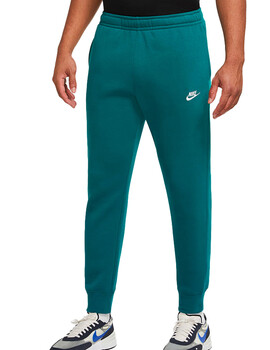 pantalón nike  hombre algodón con puño, verde