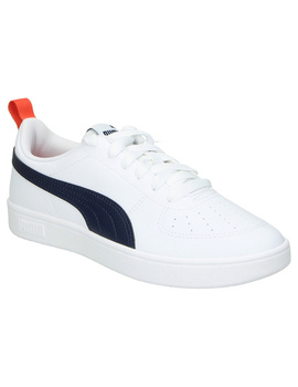 zapatilla junior puma clasica blanco marino