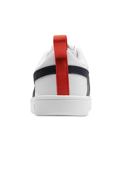 zapatilla junior puma clasica blanco marino