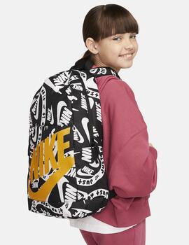 mochila niño NIKE ELEMENTAL KIDS' BACKPACK (20L), negro/blanco