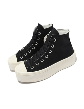 zapatilla converse  MODERN LIFT HI , negro/negro