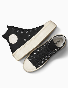 zapatilla converse  MODERN LIFT HI , negro/negro