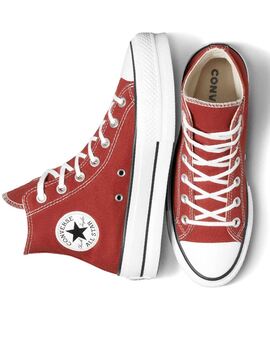 zapatilla converse mujer CHUCK TAYLOR ALL STAR LIFT, granate