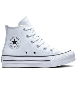 CONVERSE PIEL, CHUCK TAYLOR ALL STAR EVA LIFT JUNIOR, blanco