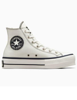 zapatilla converse CHUCK TAYLOR ALL STAR LIFT, blanco/animal print