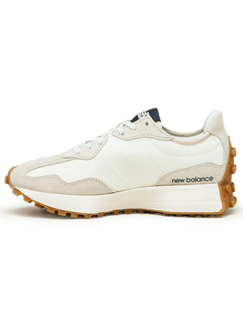zapatilla New Balance mujer 327, beige/negro