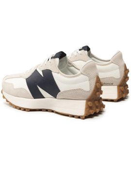 zapatilla New Balance mujer 327, beige/negro