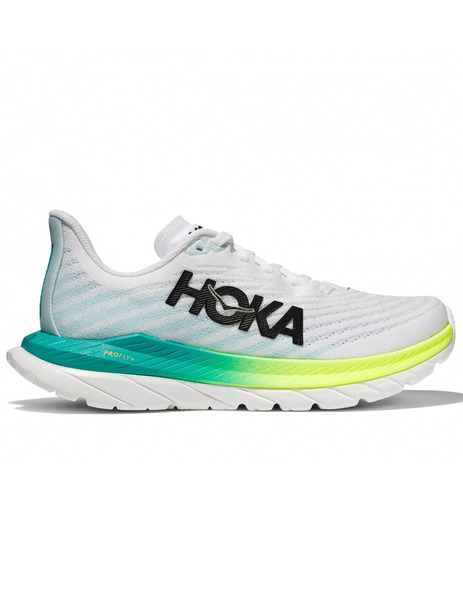 zapatilla running hombre hoka MACH5, blanco