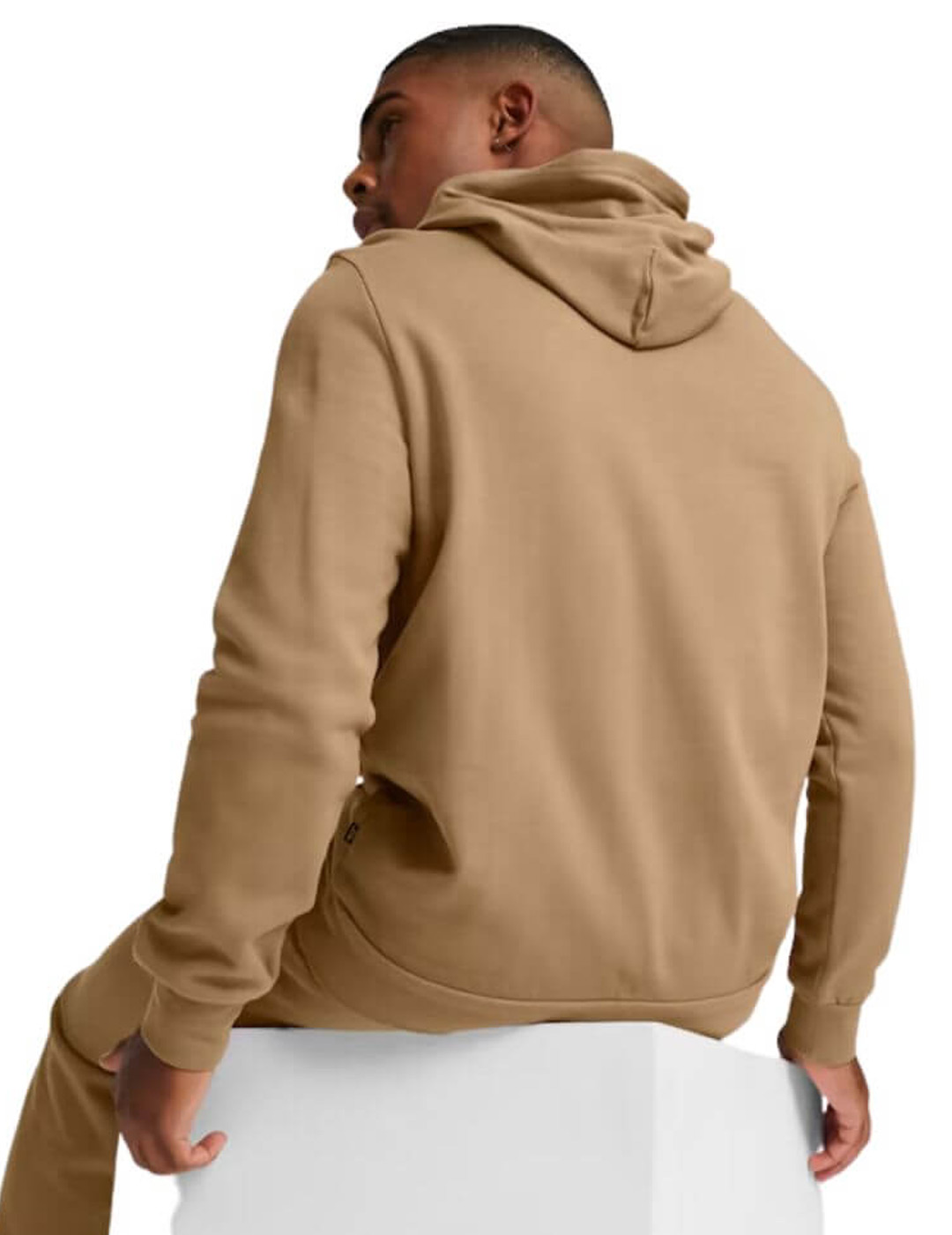 sudadera puma de capucha, beige