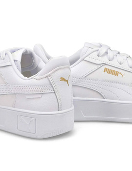 zapatilla puma plataforma CARINA STREET JR, blanco