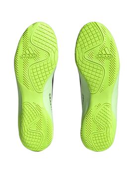 bota adidas fútbol sala X CRAZYFAST.4 IN, blanco