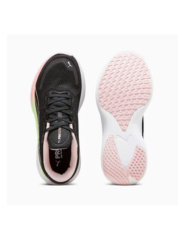 zapatilla running mujer puma  scend pro, negro/multicolor
