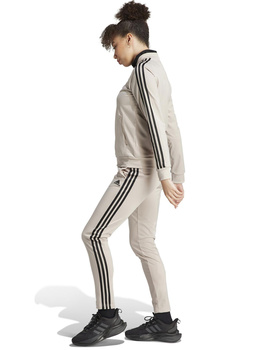 chandal acetato adidas mujer, tres bandas, beige/negro
