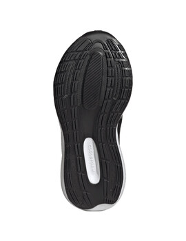 zapatilla running adidas con velcro RUNFALCON 3.0 , negro/oro/rojo
