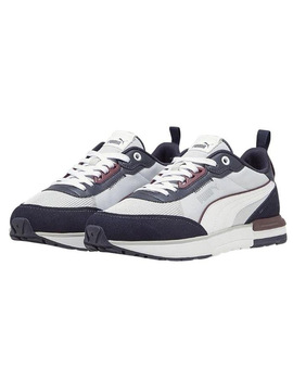 zapatilla hombre PUMA R22, gris/negro/grana
