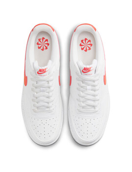 zapatilla hombre nike COURT VISION LOW blanco/rojo