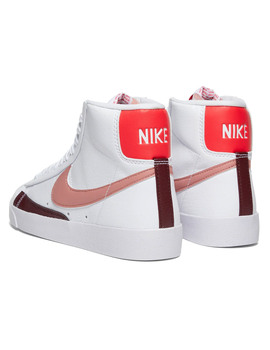 zapatilla nike mujer  BLAZER MID '77 NEXT NATURE blanco/rosa/rojo