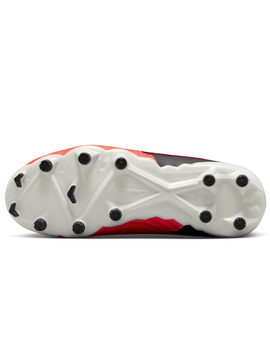 bota de fútbol nike sin cordón  JR. PHANTOM GX , rojo/negro