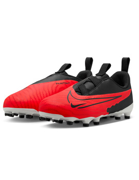 bota de fútbol nike sin cordón  JR. PHANTOM GX , rojo/negro