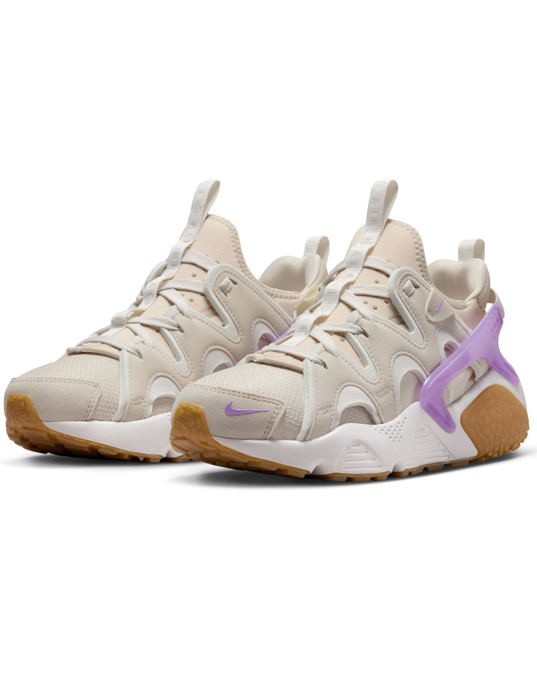 zapatilla nike mujer  AIR HUARACHE CRAFT beige/rosa