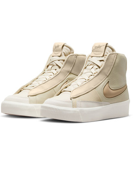 zapatilla nike mujer BLAZER MID VICTORY, beige