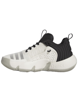 zapatilla baloncesto junior adidas TRAE UNLIMITED, blanco/negro/gris