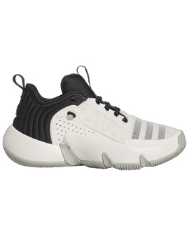 zapatilla baloncesto junior adidas TRAE UNLIMITED, blanco/negro/gris