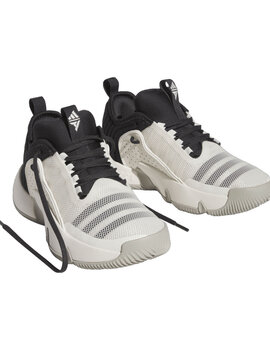 zapatilla baloncesto junior adidas TRAE UNLIMITED, blanco/negro/gris