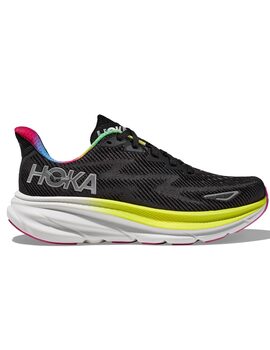 zapatilla hombre running Hoka clifton 9, negro