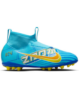 bota de fútbol nike  ZOOM SUPERFLY 9 ACAD Kiliam Mbappé AG, azul