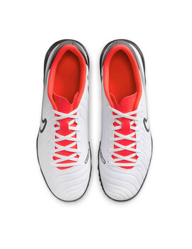 bota de fútbol NIKE TIEMPO LEGEND 10 CLUB TURF, blanco/negro/naranja