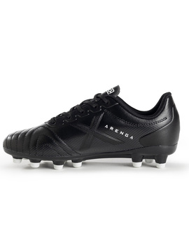 bota de fútbol niño MUNICH ARENGA MG, negro/plata