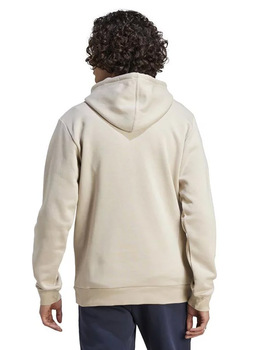 sudadera de capucha adidas hombre, logo grande, beige