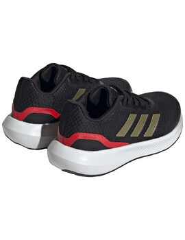 zapatilla adidas niño RUNFALCON 3.0 , negro/oro