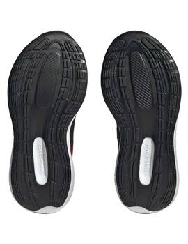 zapatilla adidas niño RUNFALCON 3.0 , negro/oro
