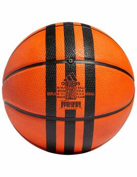 balón de baloncesto adidas caucho 3S RUBBER X3, naranja/negro